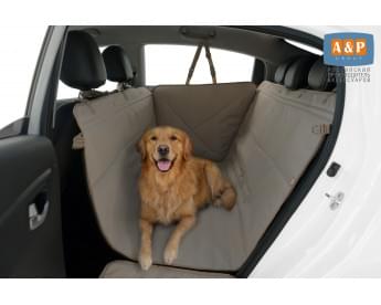 Автогамак Happy Dog (Хэппи Дог). Цельный. Цвет: бежевый.