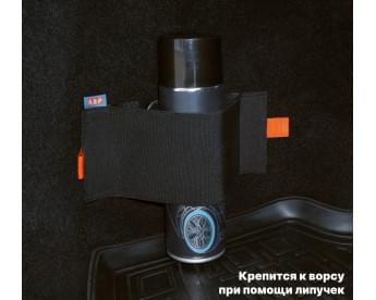 Багажный ремень "Maxi" (Макси) для баллончика. Для ворса. Цвет: черный.