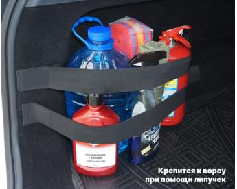 Комплект из 2-х багажных ремней для ворса. Цвет: черный.