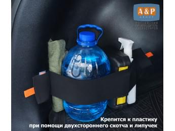 Багажный ремень "Maxi" (Макси) для пластика. Цвет: черный.