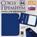 Папка для документов "Союз Премиум". Формат А4. С прострочкой Соты. Искусственная кожа. 