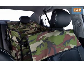 Автогамак Happy Dog Premium (Хэппи Дог Премиум). На половину сиденья. Цвет: камуфляж.