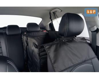 Автогамак Happy Dog Premium (Хэппи Дог Премиум). На 1/3 заднего сиденья. Цвет: черный.