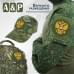 Шеврон на липучке «Герб РФ». Размер 80х80 мм. 
