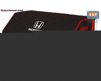 Органайзер-саквояж "Союз Премиум" в багажник Honda (Хонда), размер XL Plus. Цвет: черный с красной прострочкой Ромб.