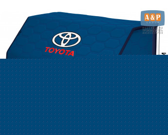 Органайзер-саквояж "Союз" в багажник Toyota (Тойота), размер XL. Цвет: синий с синей прострочкой Соты.